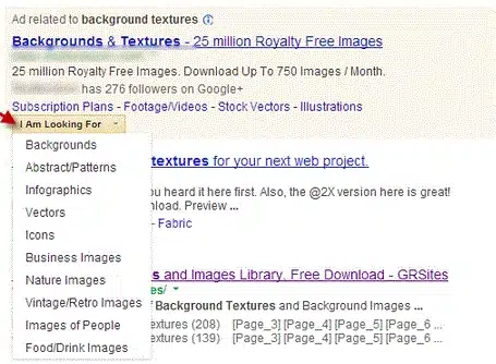 Drop down navigation